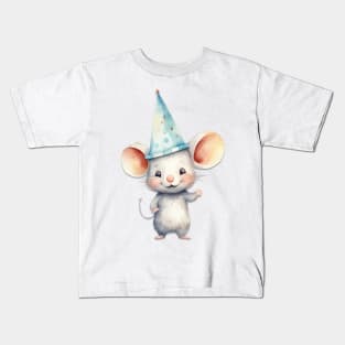 Adorable Little Mouse Design Kids T-Shirt